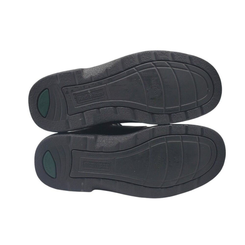 Black Leather Men's Boots - Picture 6 of 11